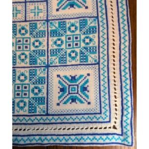Vintage 1990s Ukrainian Needlework Vyshyvanka